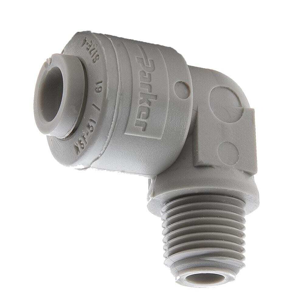 Push Connect Ell Adaptor, 1/4&quot;