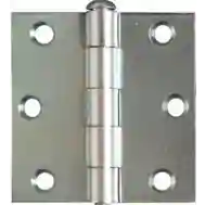 National Hardware N195-644 Broad Hinges, 2-1/2&quot; Znc Pltd