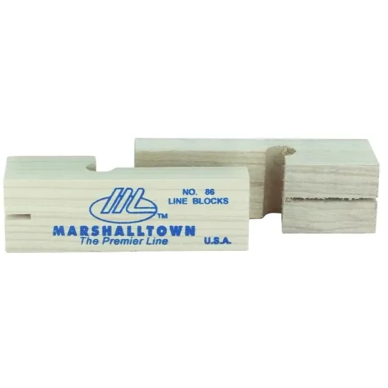 Marshalltown 86 Mason Line Blocks, 3-3/4&quot;