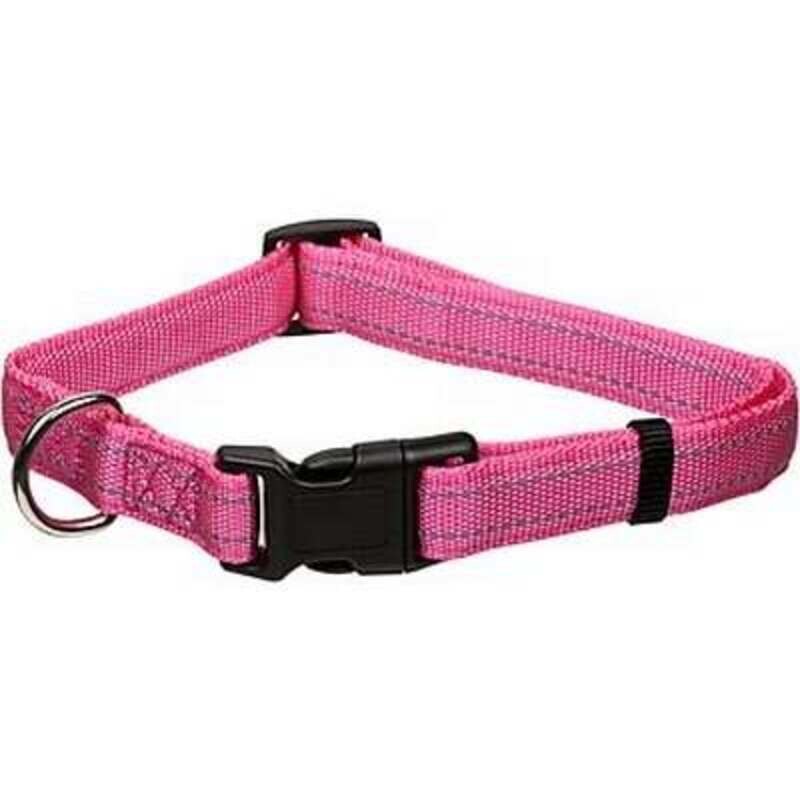 Pink Reflective Collar, 8&quot;-12&quot;