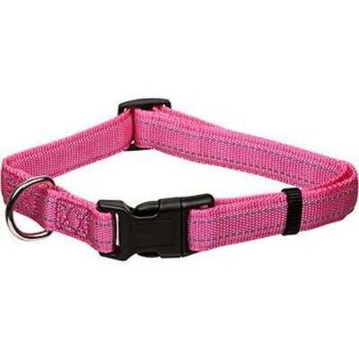 Pink Reflective Collar, 8&quot;-12&quot;