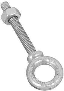 National Hardware N245-126 Galv Forged Eyebolt, 3/8&quot;X2-1/2&quot;  1200Lb WLL