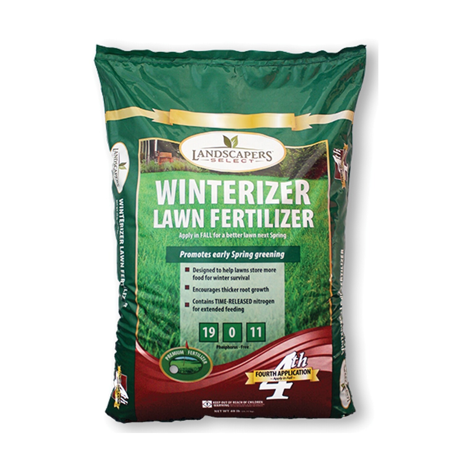 Landscaper&#39;s Select 902734 Lawn Winterizer Fertilizer, 19-0-11, 48Lb