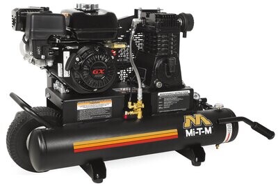 Mi-T-M Air Compressor, 8Gal Honda Engine