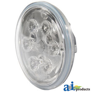 Round LED Sealed Beam Replacement, Trapezoid Pattern, 1440Lm