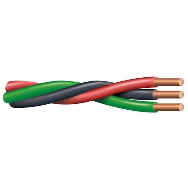 Southwire Well Pump Wire, 12/2 W/G