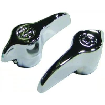 PlumbPak PP805-111 V-Grip Chrome Faucet Handles