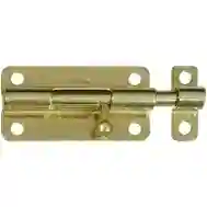National Hardware N151-688 Standard Barrel Bolt, 4&quot; Brass