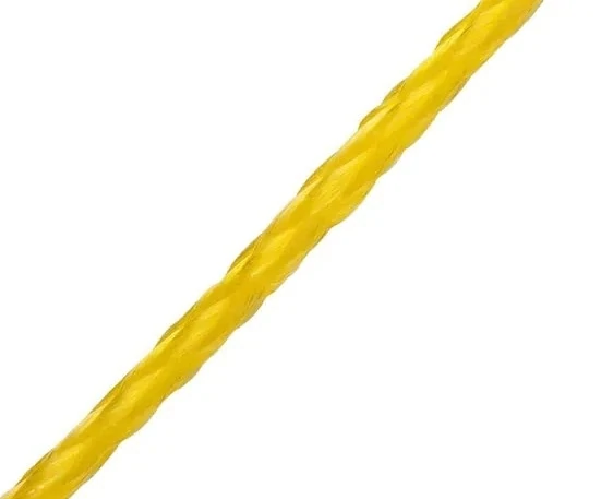 Lehigh Grp 5061645 Yellow Braided Poly Rope, 1/2&quot;