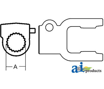 Metric Pto Yoke, Walterscheid