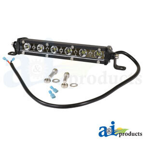 Single Row Led 7&quot; Light Bar, Spot Pattern, 1350Lm