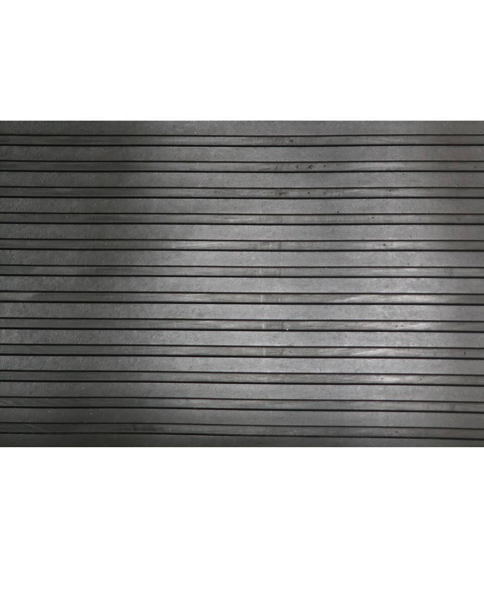 Miller Mfg RMWR349 Ribbed Rubber Mat,  0.15&quot; Thick X 39&quot; Wide