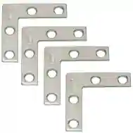 National Hardware N113-795 Corner Brace, 1-1/2&quot;X3/8&quot; Znc Pltd