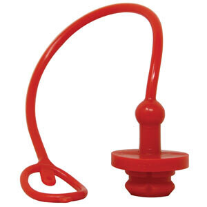 Red Hydraulic Coupler Plug