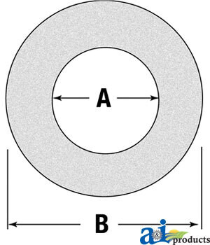PTO Clutch Friction Disc, 2.64&quot;ID X 4.80&quot;OD