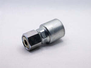Hydraulic Fitting, 3/8"X1/4" Female Flat Face O-Ring