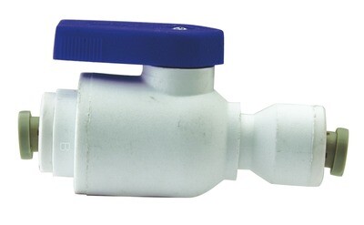 Push Connect Ball Valve, 3/8&quot;