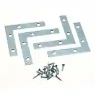 National Hardware N113-845 Corner Brace,2&quot;X3/8&quot; Znc Pltd 4Pk