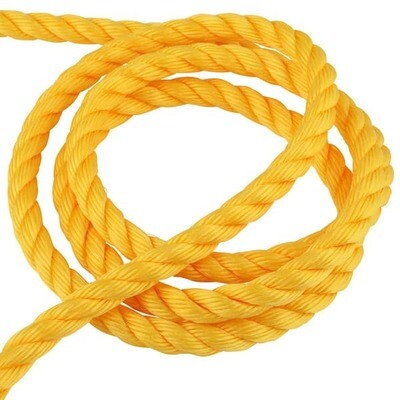 Yellow Poly Rope, 3/4&quot;X150&#39;