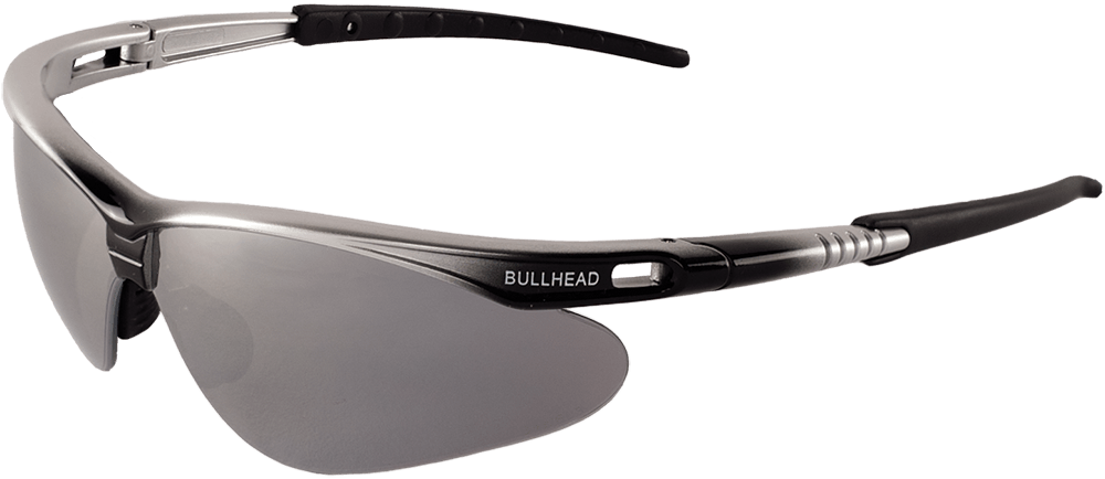 Stinger Sunglasses, Silver Mirror/Shiny Black to Silver