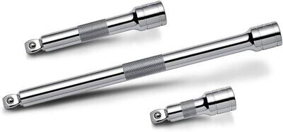 Wobble Socket Extension Set, 1/2Dr X 3&quot;, 6&quot; &amp; 10&quot;