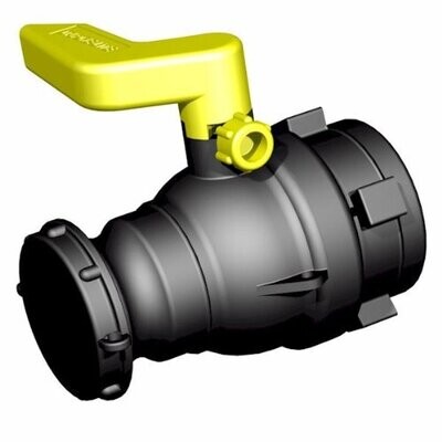 IBC Tote Valve, S75X6 Fem Buttress X  2&quot; Male Camlok