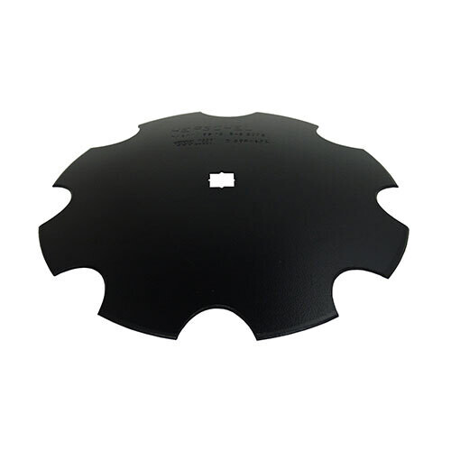 Notched Disc Blade, 16&quot;X 11Ga. 1&quot; &amp; 1-1/8&quot;