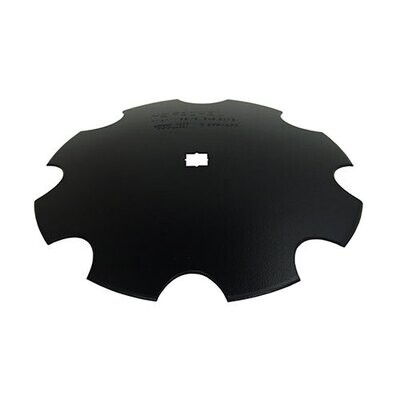 Notched Disc Blade, 18&quot;X 7Ga. 1-1/8&quot; &amp; 1-1/4&quot;