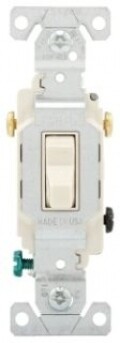 Eaton CS320LA Light Almond Light 3-Way 20A Switch