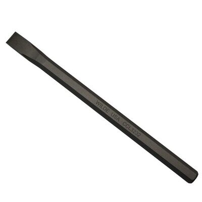 Wilde Long Cold Chisel, 1&quot;X12&quot;  US-Made