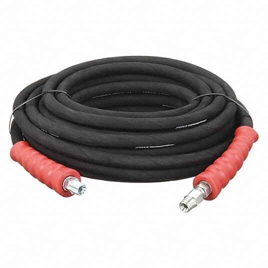 Suttner Super Tuff Pressure Washer Hose, 3/8&quot;X50Ft,  3/8MPT X 3/8MPX, -15°-250°F,  6000PSI
