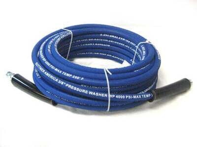 Suttner Pressure Washer Hose, Blue, 3/8&quot;X50Ft,  3/8MPT X 3/8MPX, -15°-250°F,  4000PSI