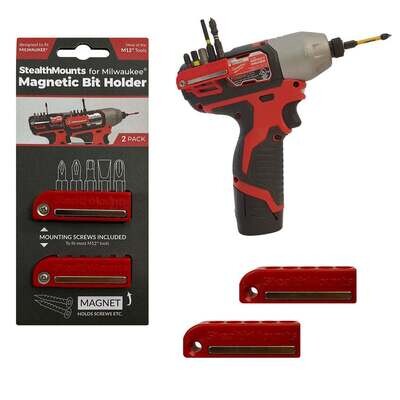 StealthMounts Bit  Holders for Milwaukee, 2Pk