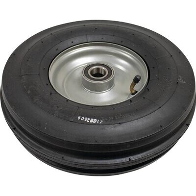 Tedder Wheel Assy, 13&quot;X3.50-6, 4-Ply, 1&quot; Bore, 2.28&quot; Hub Length