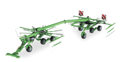 Samasz 2-Rotor Trailed Rake