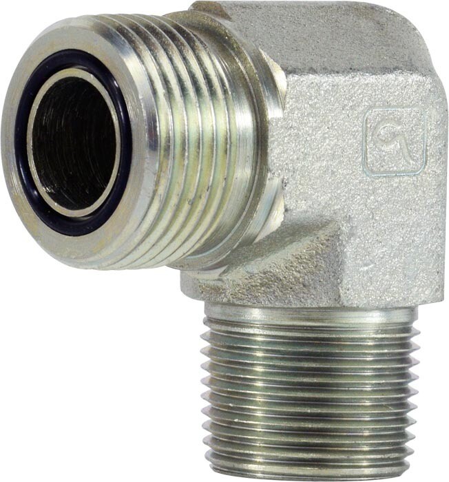 Hydraulic Union Elbow Adaptor, 3/8&quot;MFFOR X 3/8&quot;MPT