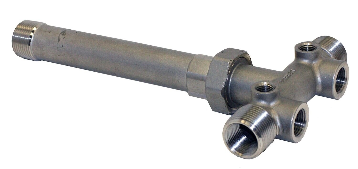 Merrill Mfg Stainless Steel 1&quot;X11&quot; Tank Tee w/Union