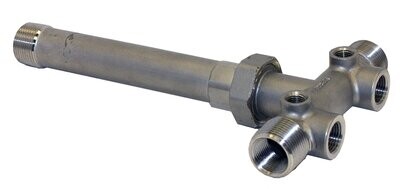 Merrill Mfg Stainless Steel 1&quot;X11&quot; Tank Tee w/Union