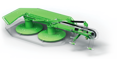 Z010H SaMasz Drum Mower, 5&#39;5&quot; Cut