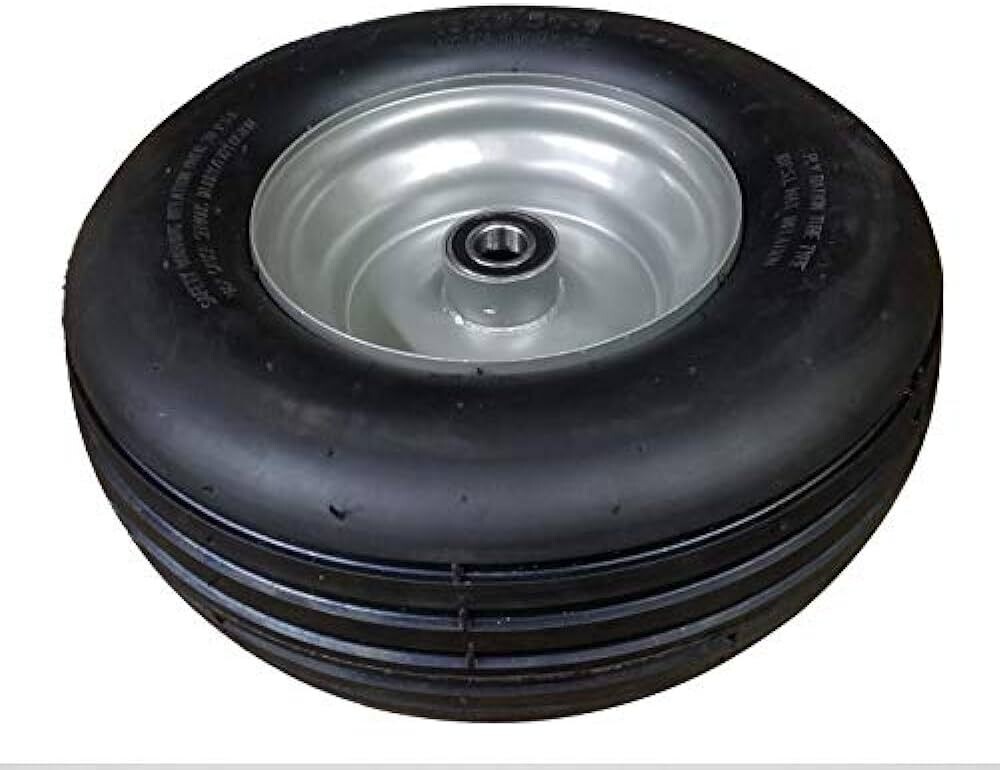 Tedder Wheel Assy, 13&quot;X3.50-6, 4-Ply, 1&quot; Bore, 2.28&quot; Hub Length