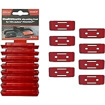 StealthMounts Packout Mounting Feet, 8Pk