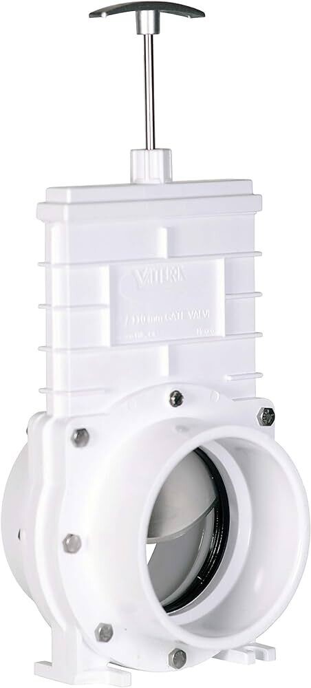 Low Pressure 4&quot; PVC/Stainless Steel Sliding Gate Valve