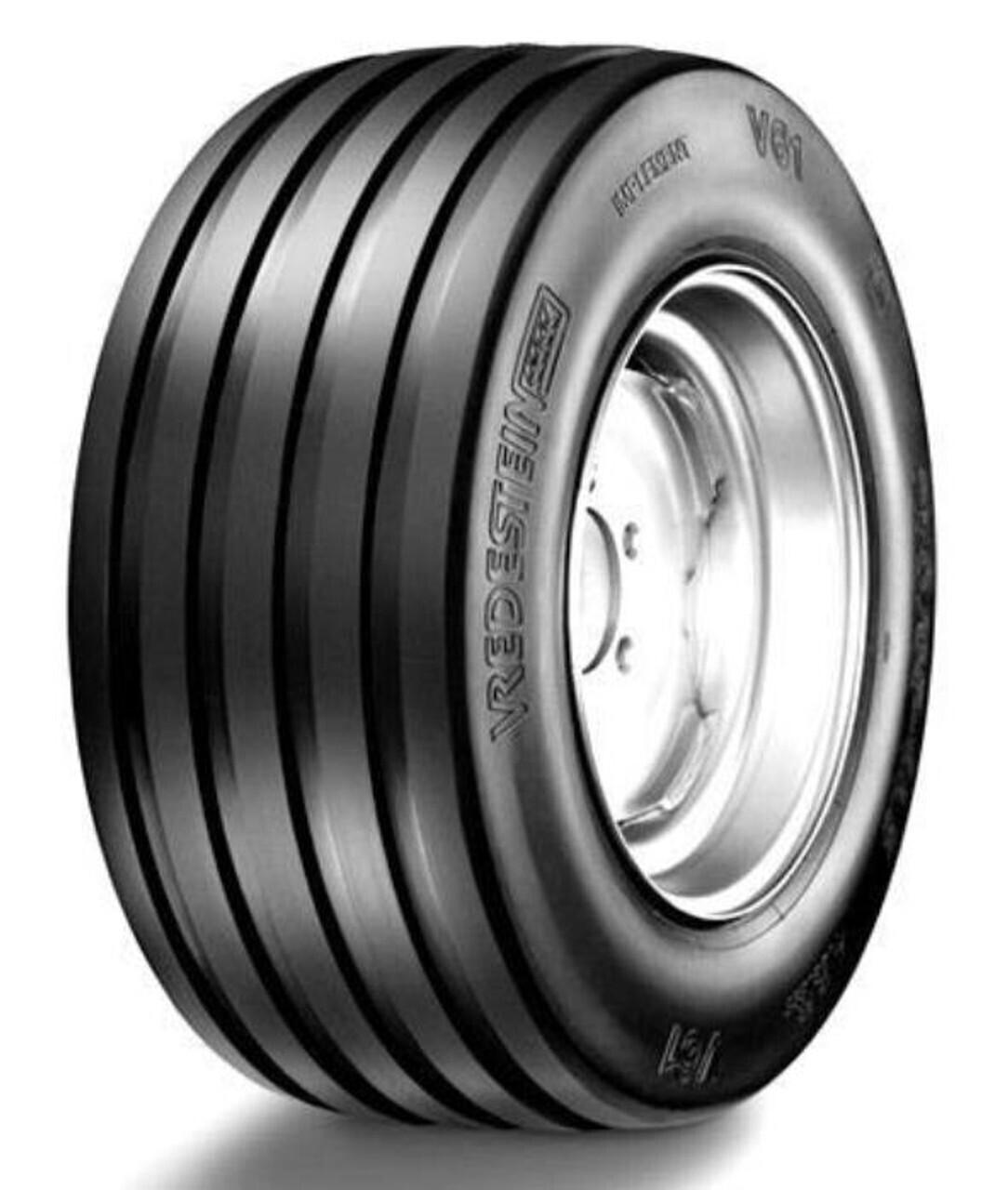 Rib Tread Tedder Tire, 4-Ply 15X6.00-6