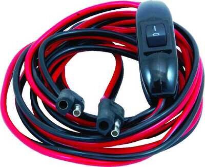 CropCare Wire Harness Extension w/Switch, 8Ft
