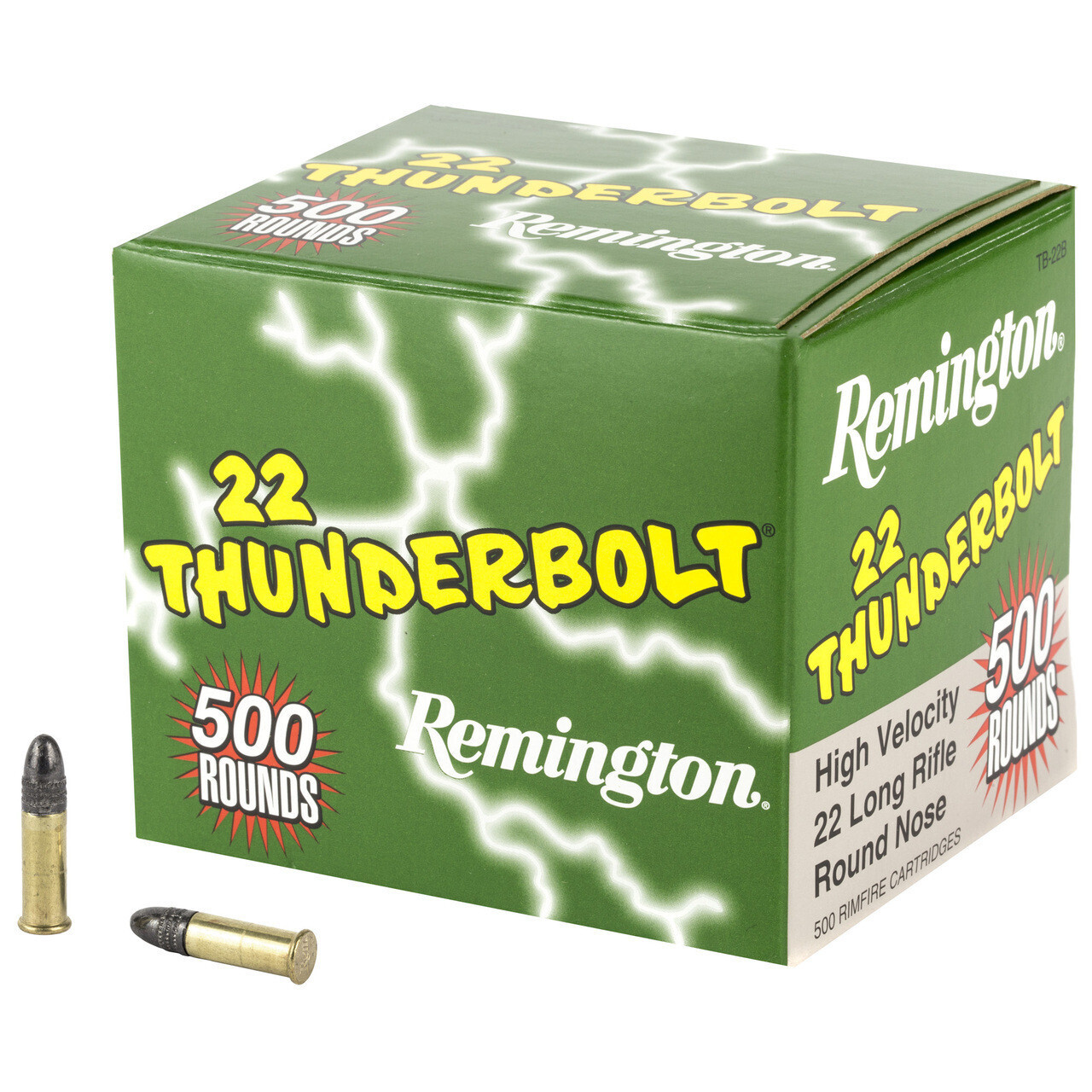 Remington .22 HP Thunderbolt Ammo, 500Ct