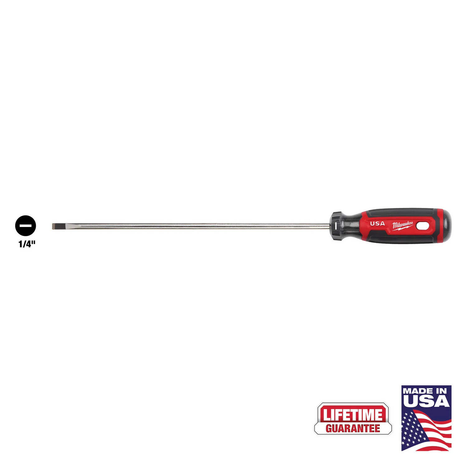 Milwaukee USA Cushion Grip Cabinet 10&quot; Screw Driver