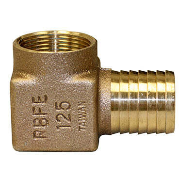 Merrill Mfg Red Brass Ell Adaptor, 1-1/4&quot; Barb X 1-1/4&quot;FPT