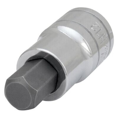 Performance Tool 1/2&quot;Drive Hex Bit Socket, 16MM