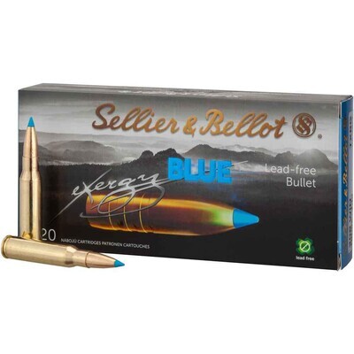 Sellier &amp; Bellot eXergy Blue .300 Win Mag 180G PSP Ammo, 2753fps, 20Ct