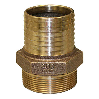 Red Brass Male Adaptor, 2&quot;